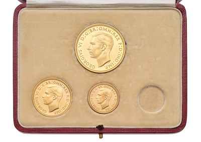Lot 253 - George VI, 'Coronation' Partial Gold Proof Set...