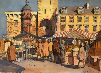 Lot 1348 - Proctor Dugdale (Contemporary) "Hexham",...