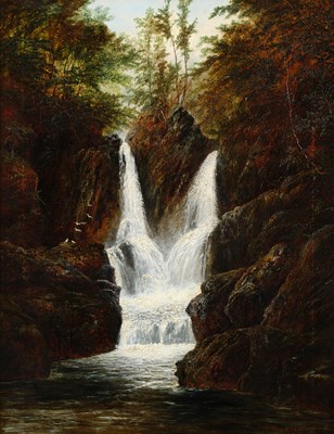 Lot 1043 - William Mellor (1851-1931) "Stock Ghyll Force...