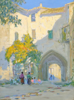 Lot 1025 - Augustus William Enness RBA (1876-1948)...