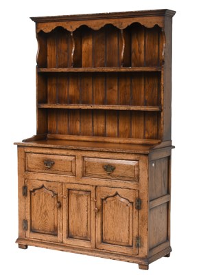 Lot 1201 - A Titchmarsh & Goodwin Style Oak Dresser and...