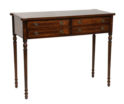 Lot 1283 - A Reproduction Crossbanded Mahogany Four...
