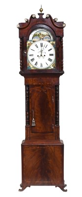 Lot 1469 - A Mahogany Eight Day Painted Dial Longcase...
