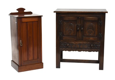 Lot 1269 - A Bevan Funnell Reproduction Oak Low Cabinet,...