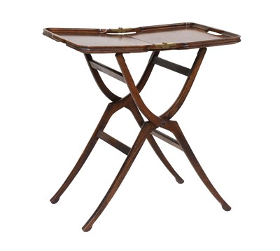 Lot 1320 - A Reproduction Mahogany Coaching Table,...