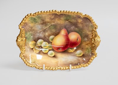 Lot 1253 - A Royal Worcester Porcelain Dish, post 1960,...