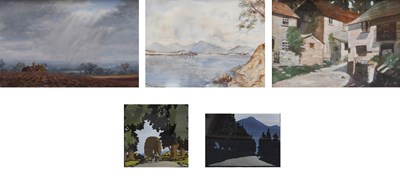 Lot 1368 - D. Hutchinson (20th Century) "Loch Lomond"...