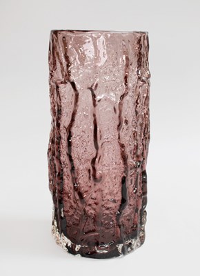 Lot 1247 - A Whitefriars Glass Bark Vase, by Geoffrey...