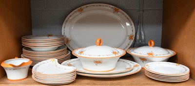 Lot 1214 - A Shelley Porcelain Dinner Service, including...