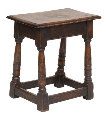 Lot 1435 - A Titchmarsh & Goodwin Style Oak Joint Stool,...