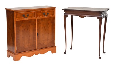 Lot 1402 - A 19th Century Mahogany Side Table, on slender...