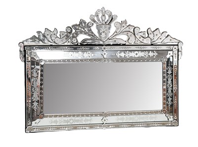 Lot 1385 - An Early 20th Century Venetian Style Mirror,...