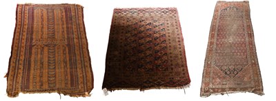 Lot 1279 - Tekke Rug, the compartmentalised field with...