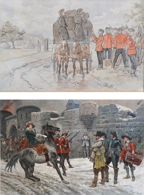 Lot 1344 - British School (19th Century) British Army...