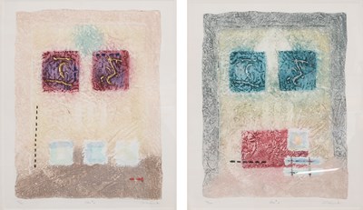 Lot 1364 - David Davidsworth (b.1952) "NAOS I & II"...