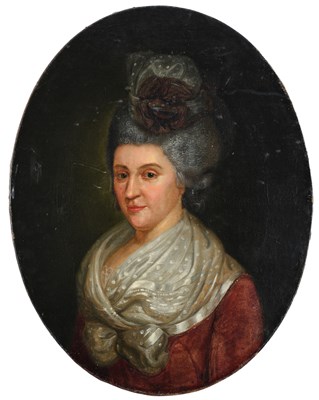 Lot 1081 - Dutch School (Late 18th Century) Portrait of a...