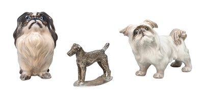 Lot 1236 - Two Dahl Jensen Copenhagen Porcelain Models of...