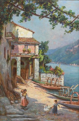 Lot 1331 - Max Usadel (c.1880-1950) German "Lugano"...