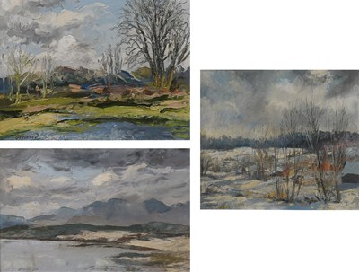 Lot 1349 - Frank Ormrod (1896-1988) "Snow at Stanford...
