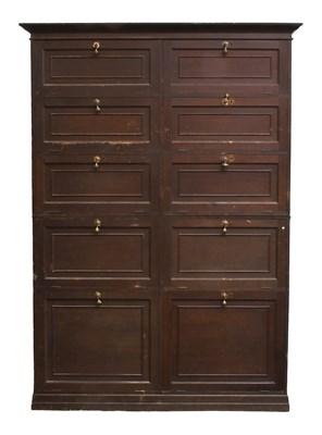 Lot 1431 - A Substantial Oak Office Cabinet, circa 1920s,...