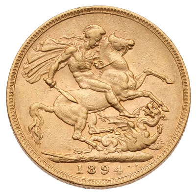 Lot 213 - Victoria, Sovereign 1894; very fine