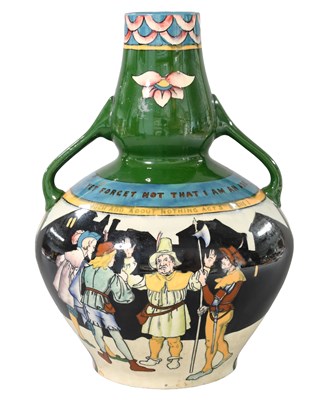 Lot 1195 - Foley "Intarsio" Pottery Vase, shape number...