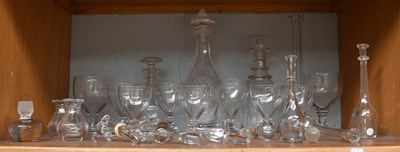 Lot 1213 - Assorted Glass, early 19th century and later,...