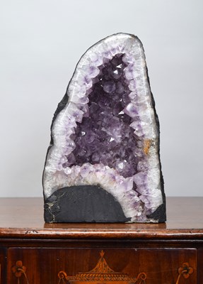 Lot 77 - Minerals/Fossils: A Brazilian Amethyst Geode...