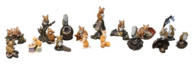 Lot 1240 - Richard Cooper & Company Bronzed Resin Mice,...