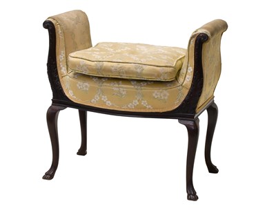 Lot 1459 - A 19th Century Scroll End Music Stool, with...