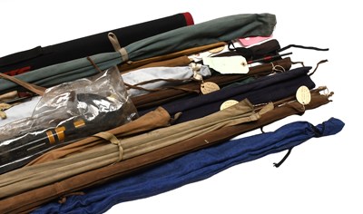 Lot 3069 - A Collection Of Assorted Cane And Carbon Fly Rods