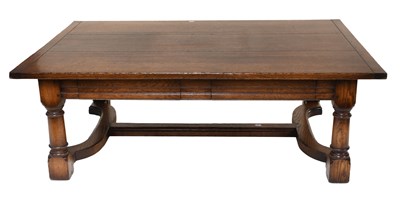 Lot 1464 - A Titchmarsh & Goodwin Style Oak Coffee Table,...