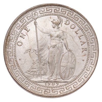 Lot 138 - British Trade Dollar, 1909B, Bombay Mint,...