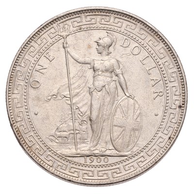 Lot 136 - British Trade Dollar, 1900B, Bombay Mint,...
