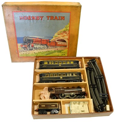 Lot 3357 - Hornby O Gauge No.3C Riviera Blue Set