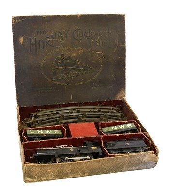 Lot 3343 - Hornby O Gauge Goods Set