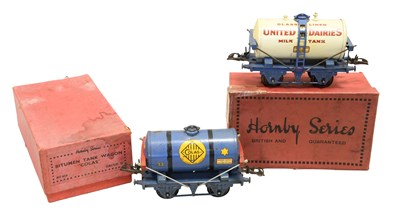 Lot 3363 - Hornby O Gauge Tank Wagons