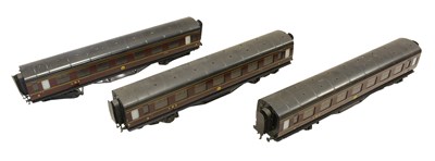 Lot 3397 - Exley O Gauge Three LMS Coaches