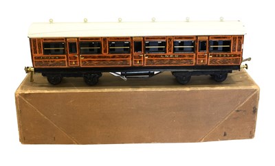 Lot 3414 - Bing Gauge I LNER 1st Corridor Coach 1235N