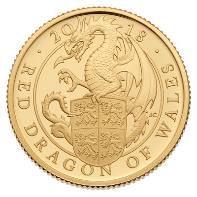 Lot 282 - Elizabeth II, Gold Proof 1/4oz Coin 2018, The...