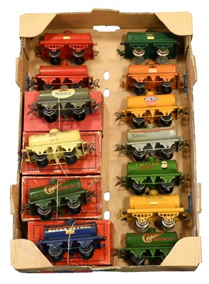 Lot 3364 - Hornby O Gauge Tanks Wagons