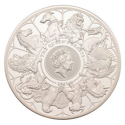 Lot 324 - Royal Mint, 5oz Silver Proof Coin 2021, The...
