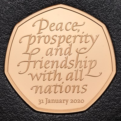 Lot 274 - Elizabeth II, Gold Proof Piedfort Fifty Pence...