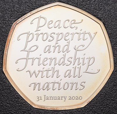 Lot 370 - Royal Mint, Silver Proof Fifty Pence 2020,...