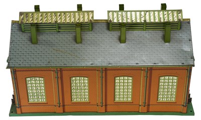 Lot 3336 - Hornby O Gauge E2E Engine Shed