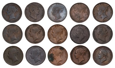 Lot 111 - Assorted 19th Century Copper Pennies,...
