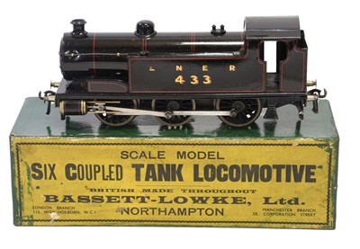 Lot 3375 - Bassett-Lowke O Gauge 0-6-0T LNER 433