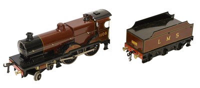 Lot 3379 - Bassett-Lowke O Gauge 4-4-0 LMS 1108 Locomotive