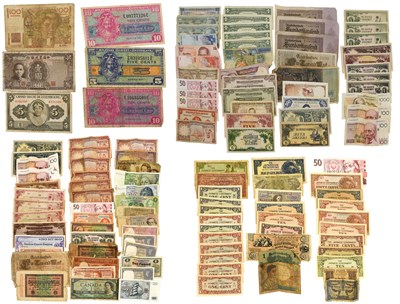 Lot 198 - Various World Banknotes, mostly 20th century...