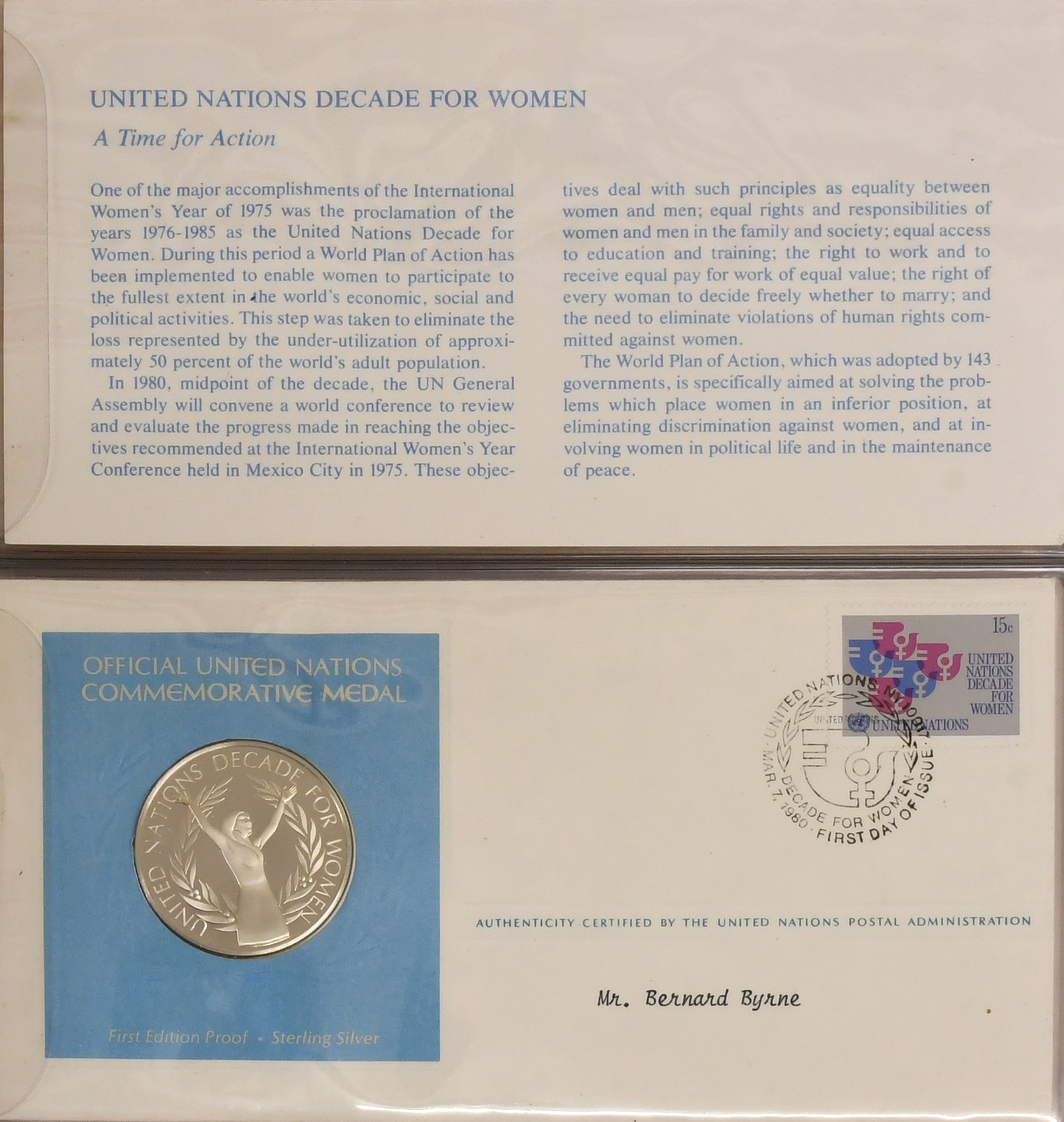 Lot 332 - A Collection of United Nations Commemorative